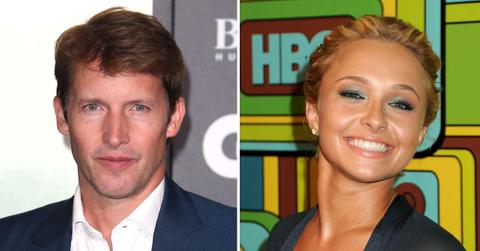 james blunt denies very famous undressed man hayden panettiere