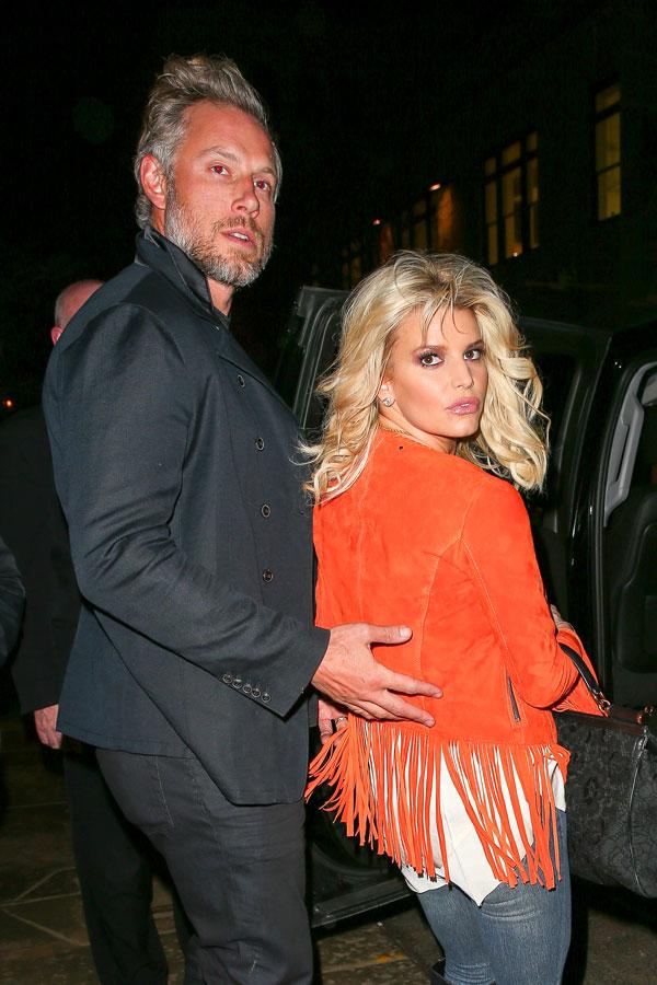 Jessica simpson eric johnson nyc trip splash