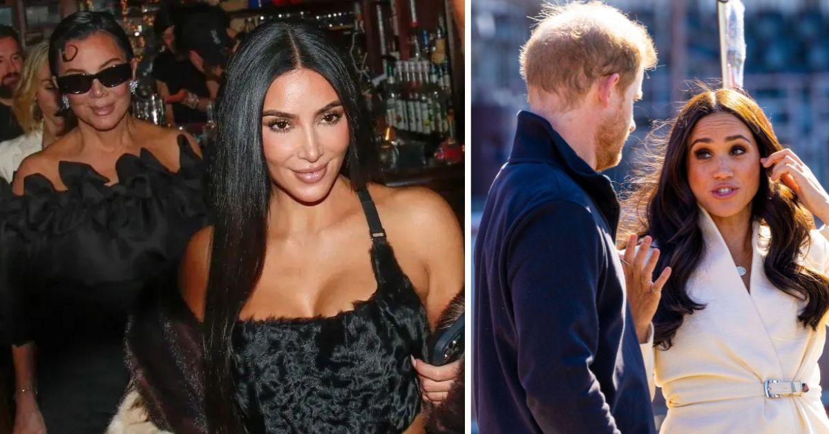 image of Kim Kardashian was reportedly forced to take down a photo from the party featuring the royals.