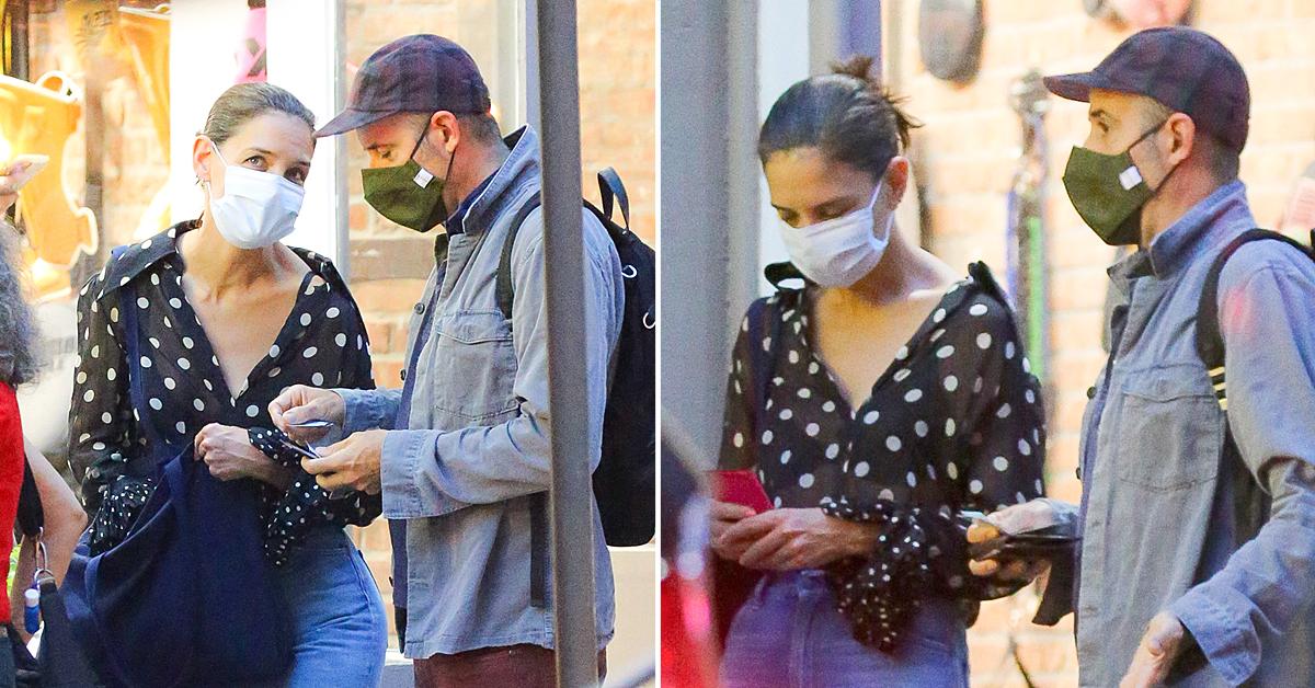 Katie Holmes is spotted out on a stroll in New York City