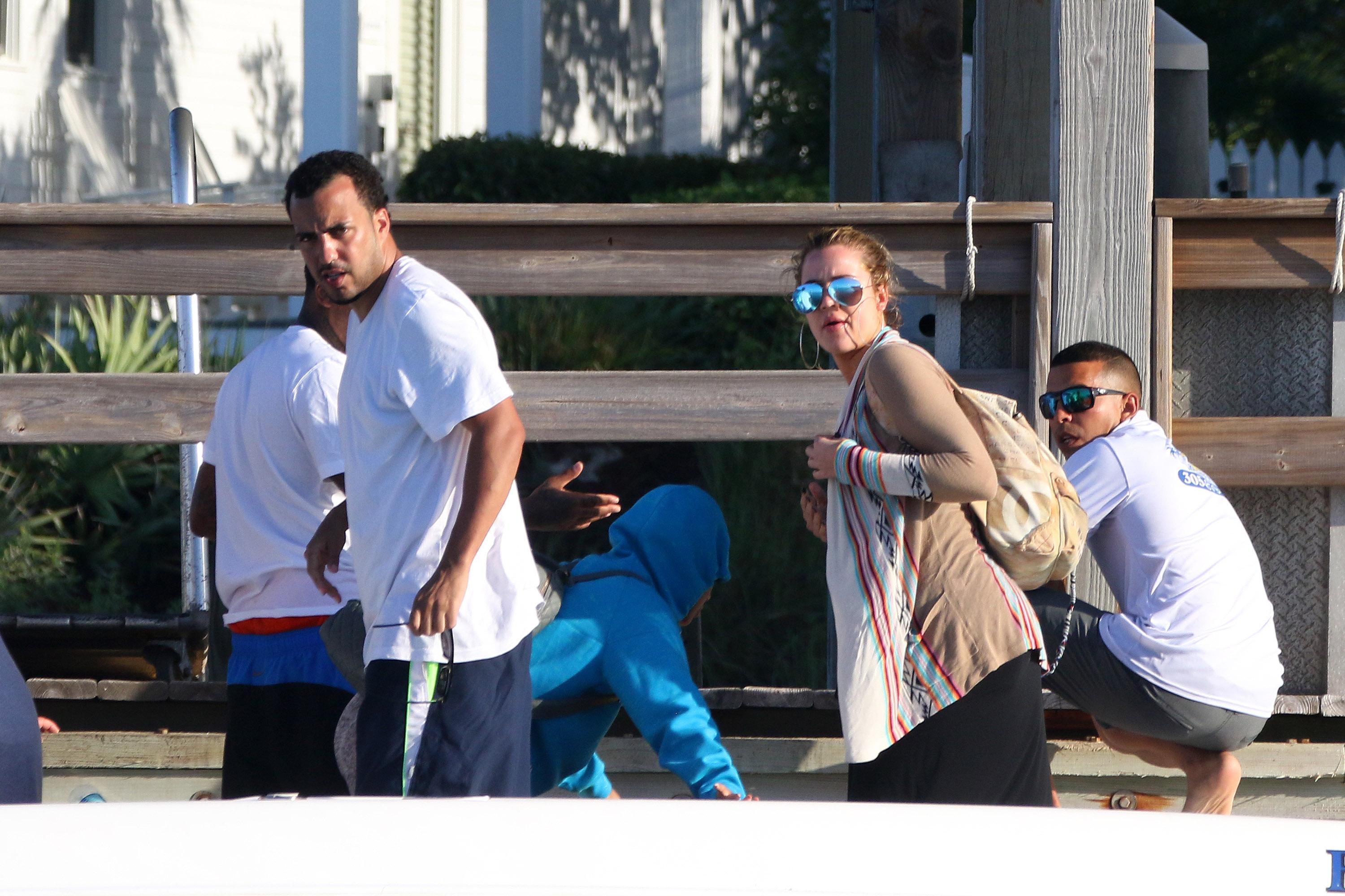 EXCLUSIVE: Khloe Kardashian and ex boyfriend French Montana look like a couple again in Key West