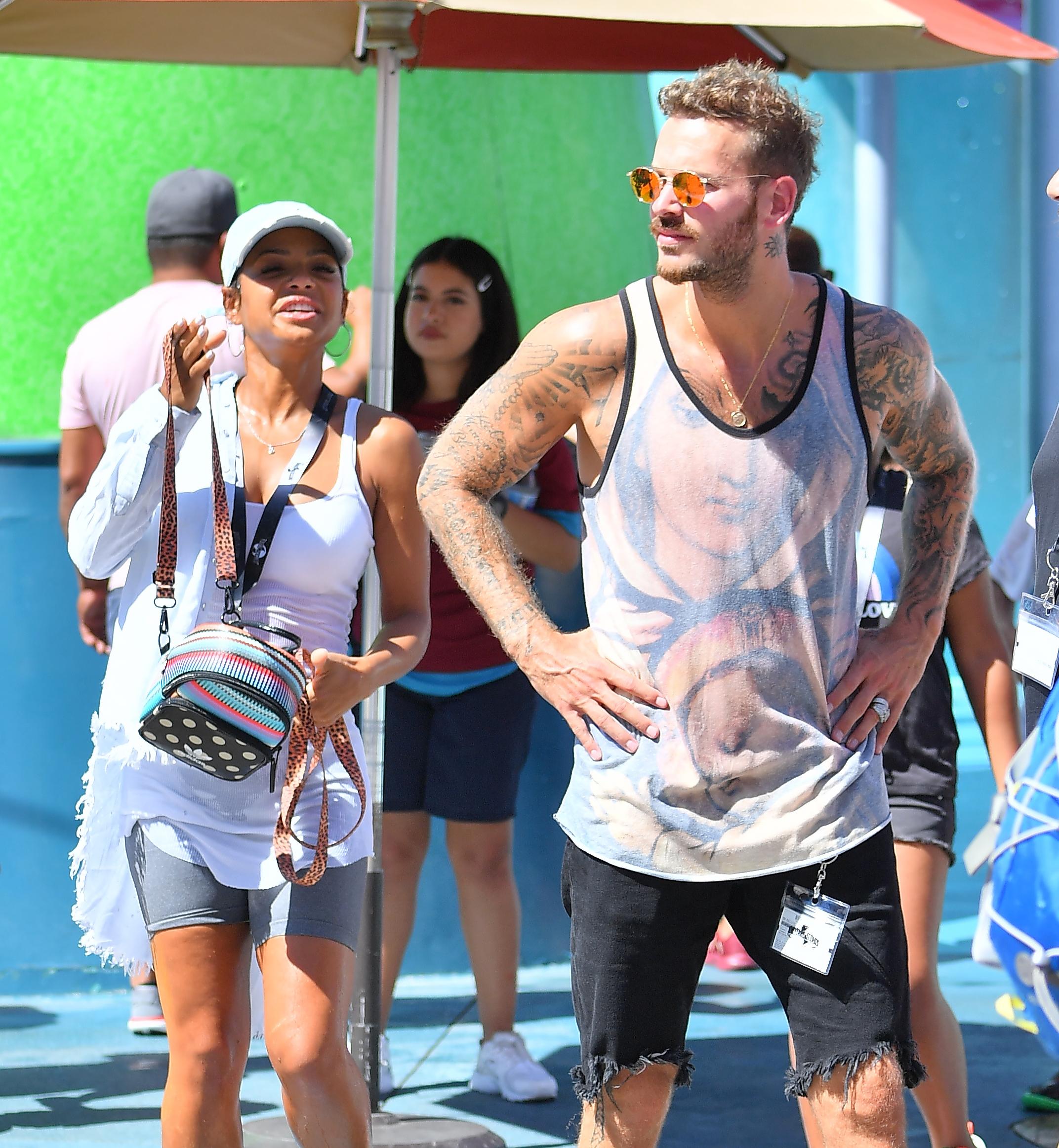 Christina Milian And Boyfriend Matt Pokora Pack On PDA