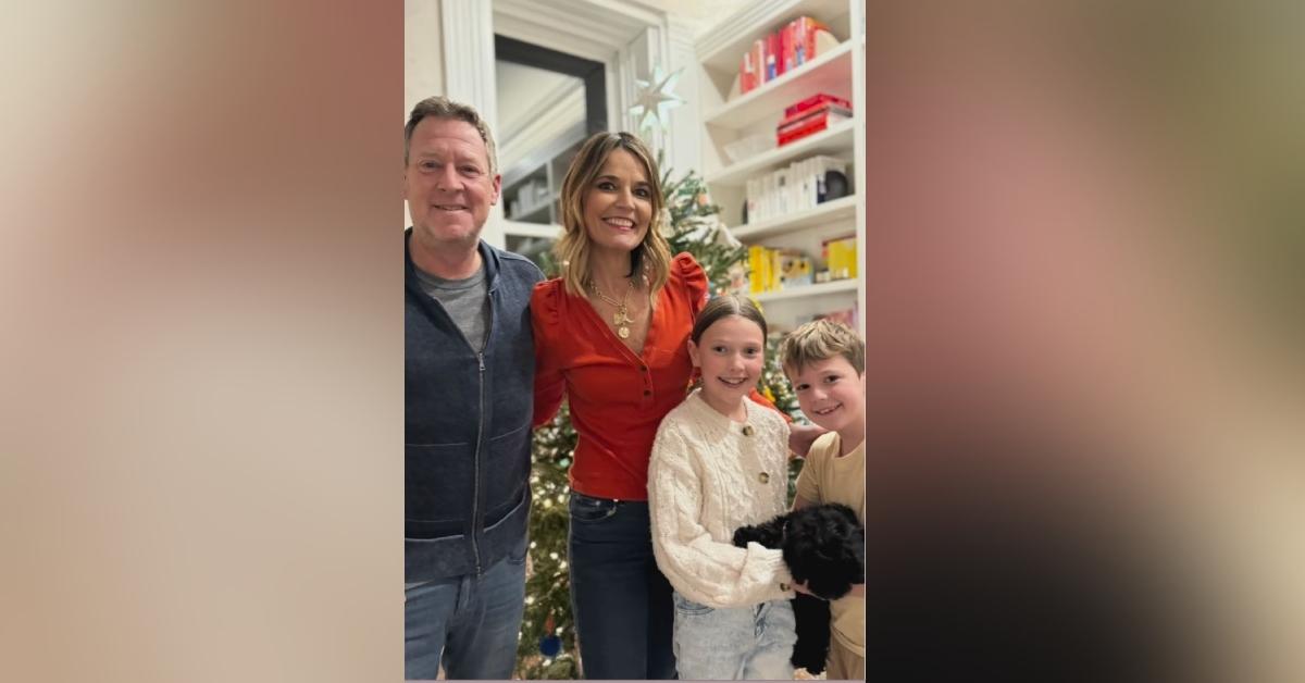 savannah guthrie rare kids husband new puppy photos