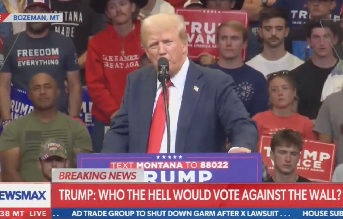 donald trump deemed unfit repeated glitches during montana rally