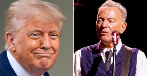 photo of Donald Trump and Bruce Springsteen