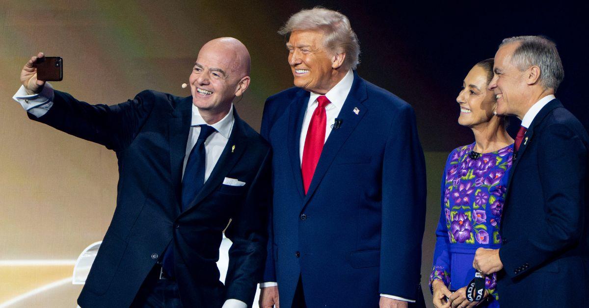 image of The president accepted FIFA’s inaugural Peace Prize in December 2025.