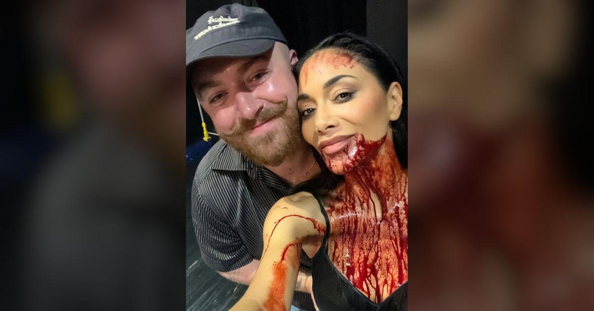 Image of Sam Smith supported Nicole Scherzinger's 'Sunset Boulevard.'