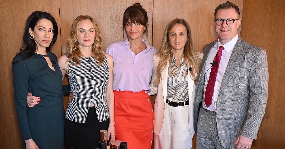 huma abedin diane kruger helena christensen lucy goff graeme glass