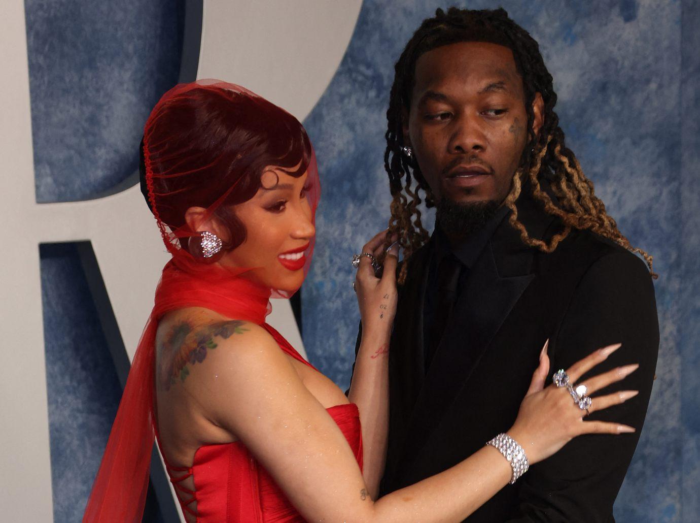 cardi b files divorce offset again