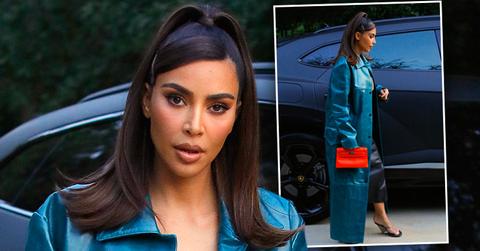 Kim Kardashian Leaving Meeting In LA