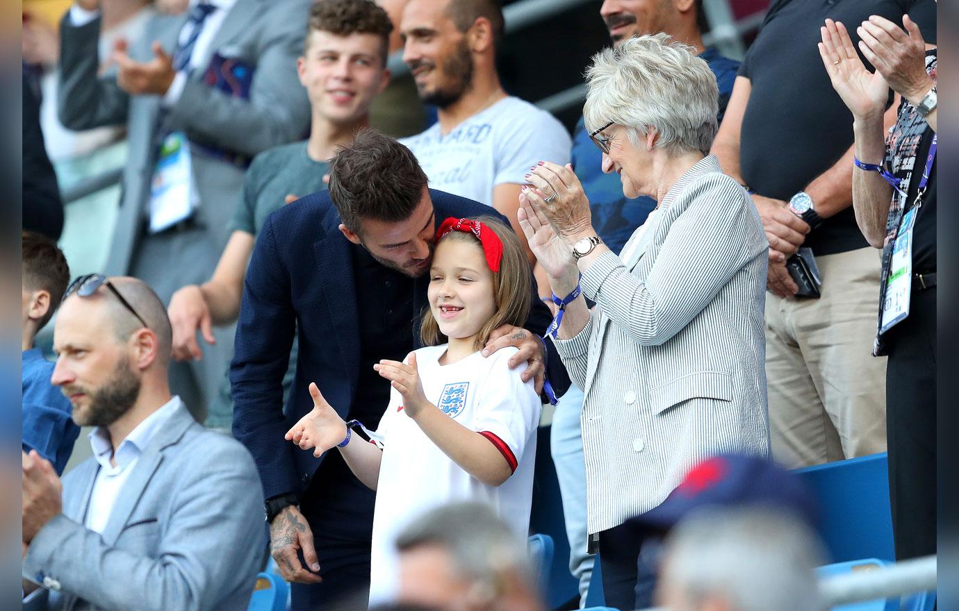 David Beckham & daughter Harper