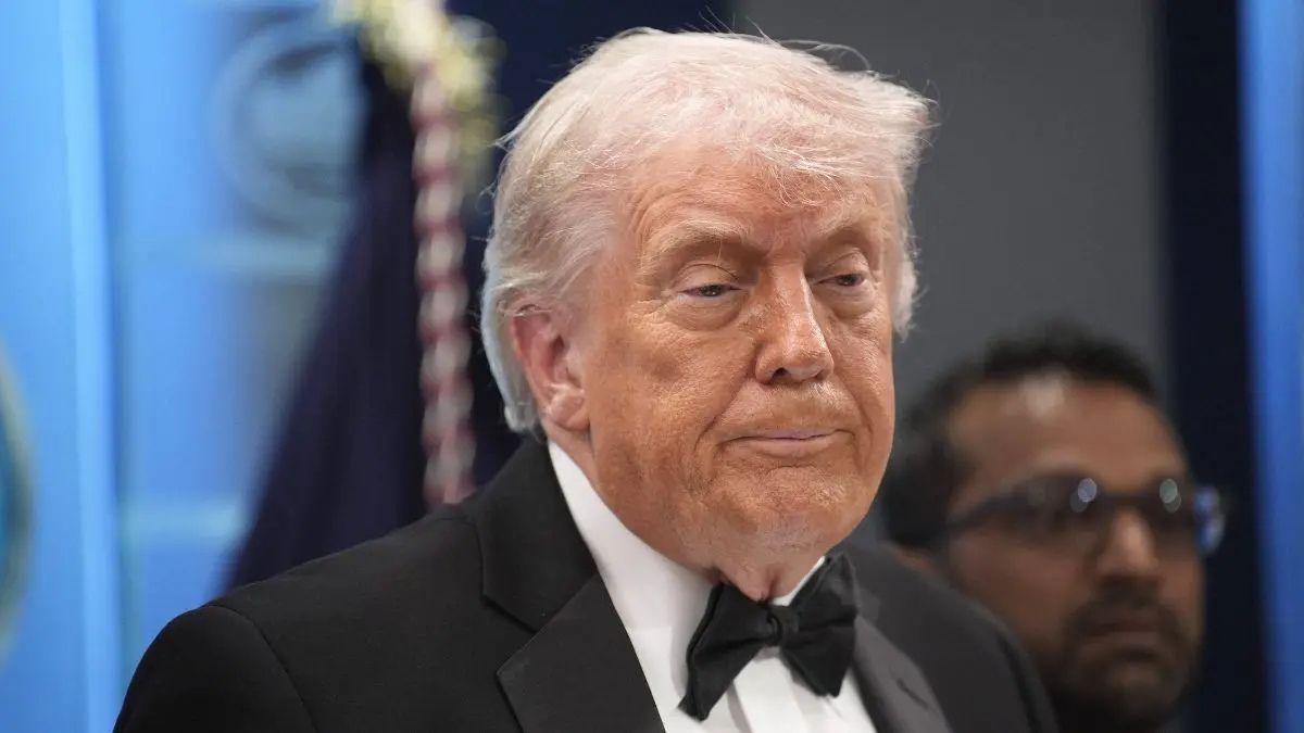 Photo of Donald Trump was not injured in the chaos.