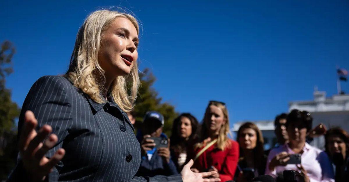 image of The White House press secretary defended Donald Trump's $250 ballroom construction.