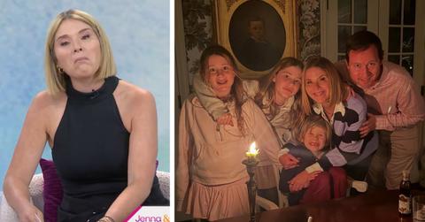Composite poh Jenna Bush Hager and her family