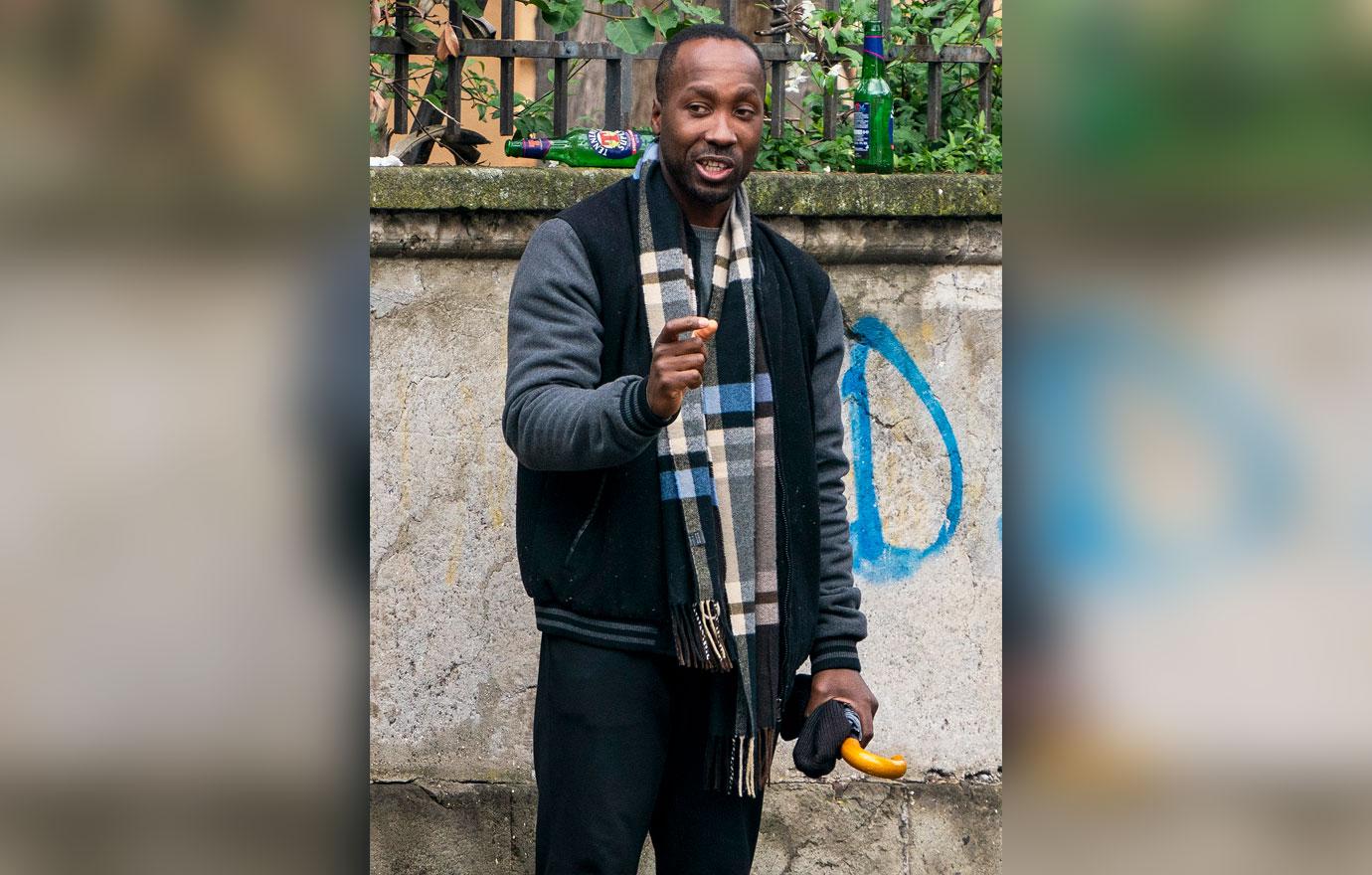 rudy guede spotted first time since prison early release amanda knox husband speaks out