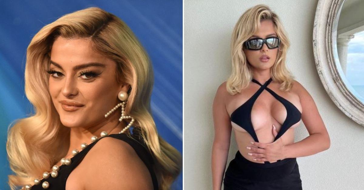 bebe rexha shows off curves sexy swimsuit