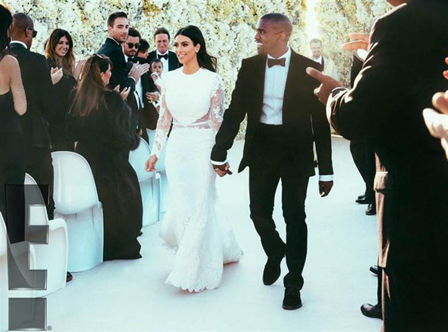 Kim kardashian kanye west wedding