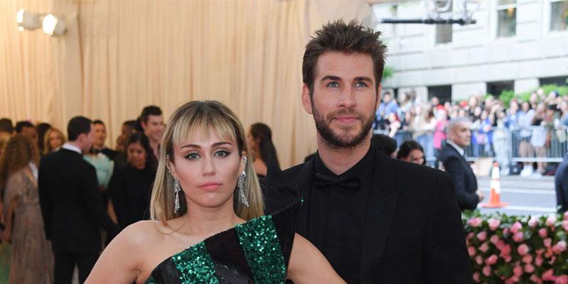 Miley Cyrus And Liam Hemsworth At Met Gala Instagram