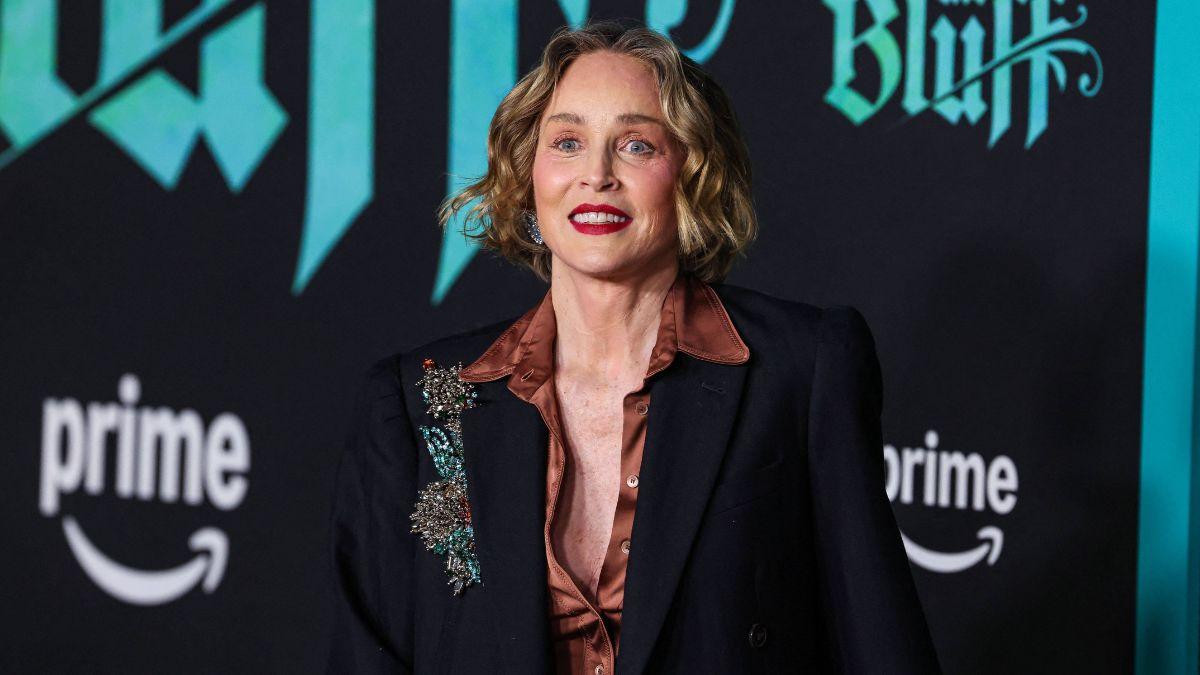 Image of Sharon Stone transitioned to visual art and is set to return to 'Euphoria' Season 3.