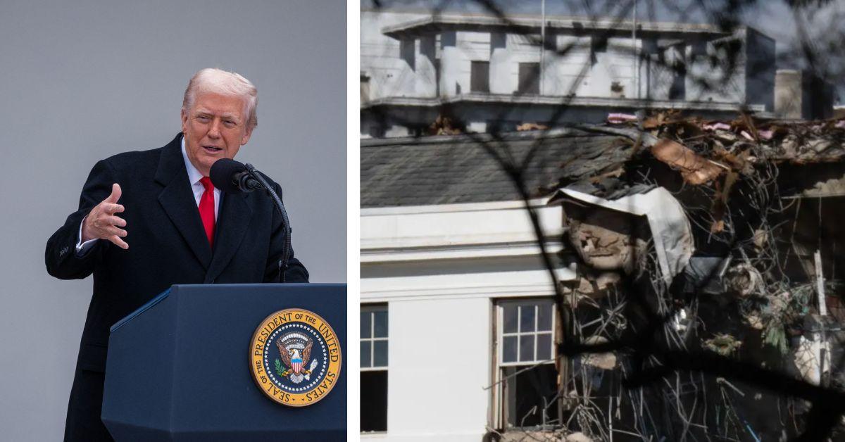 image of Donald Trump insisted the White House ballroom renovations were 'under budget.'