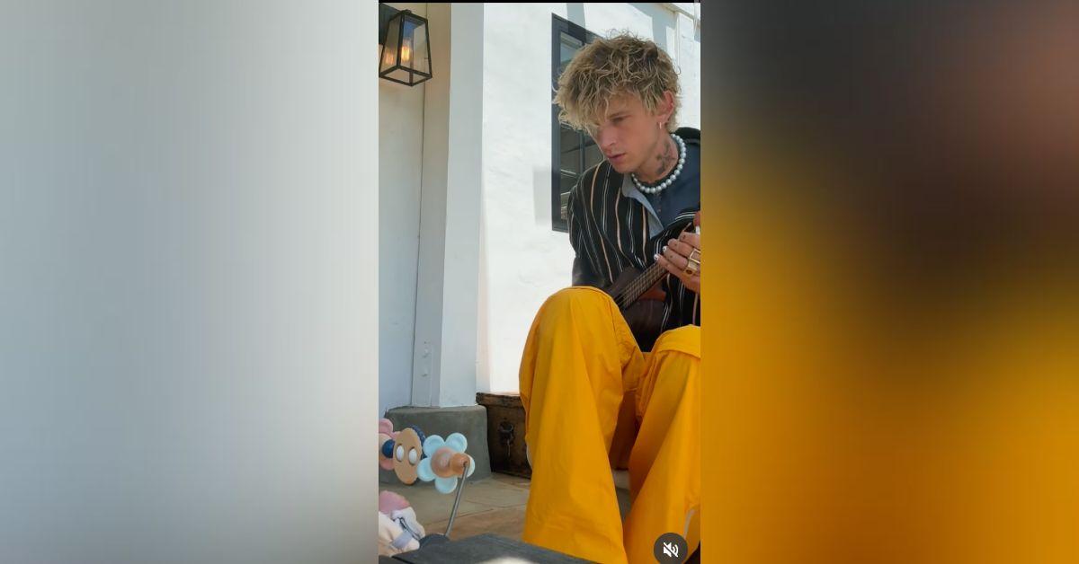 machine gun kelly reveals unique name megan fox baby girl