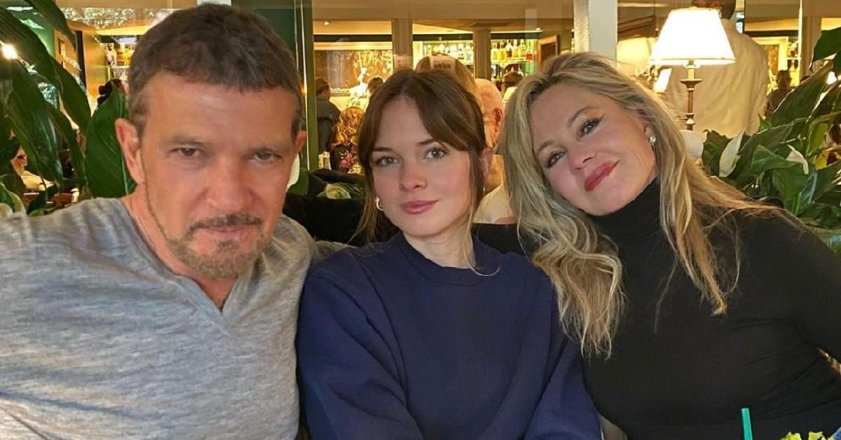 Antonio Banderas & Ex Melanie Griffith Reunite For Lunch With Daughter