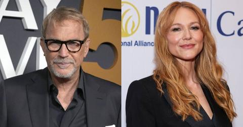 Composite photos of Kevin Costner and Jewel