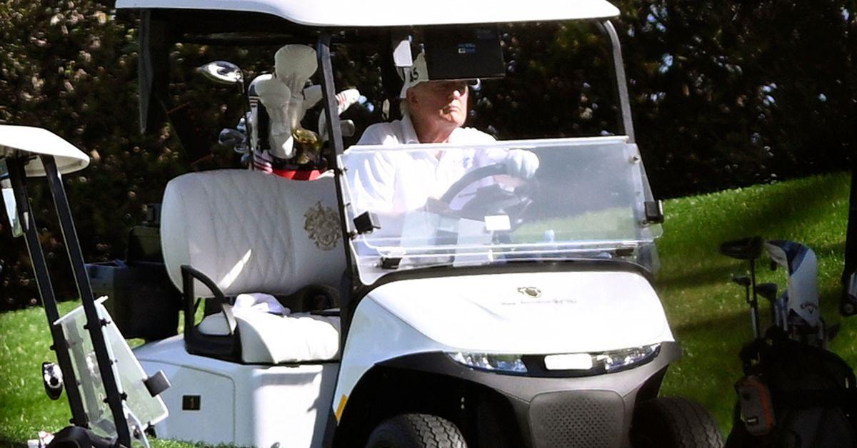 image of Donald Trump said he does not enjoy exercising.