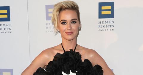 Katy Perry Gay Youth Black White Dress Long