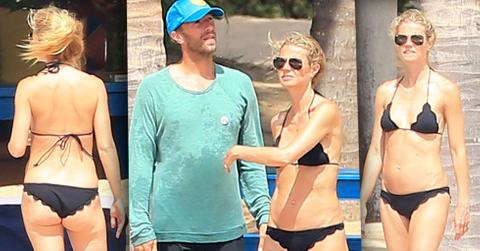 Gwyneth paltrow bikini vacation chris martin