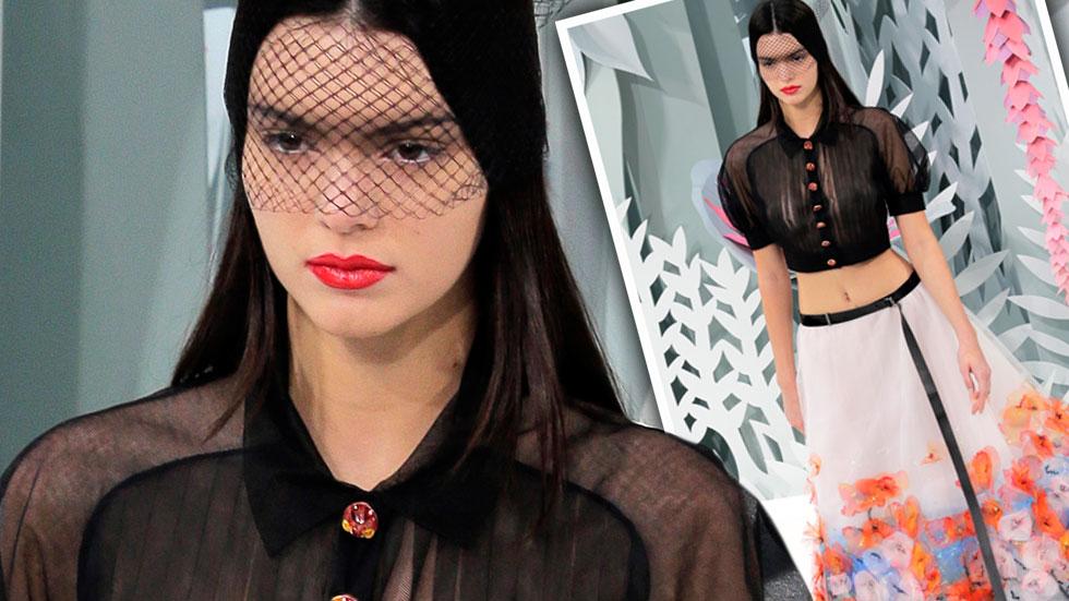 Follow Kendall Jenner Backstage at Paris Fashion Week