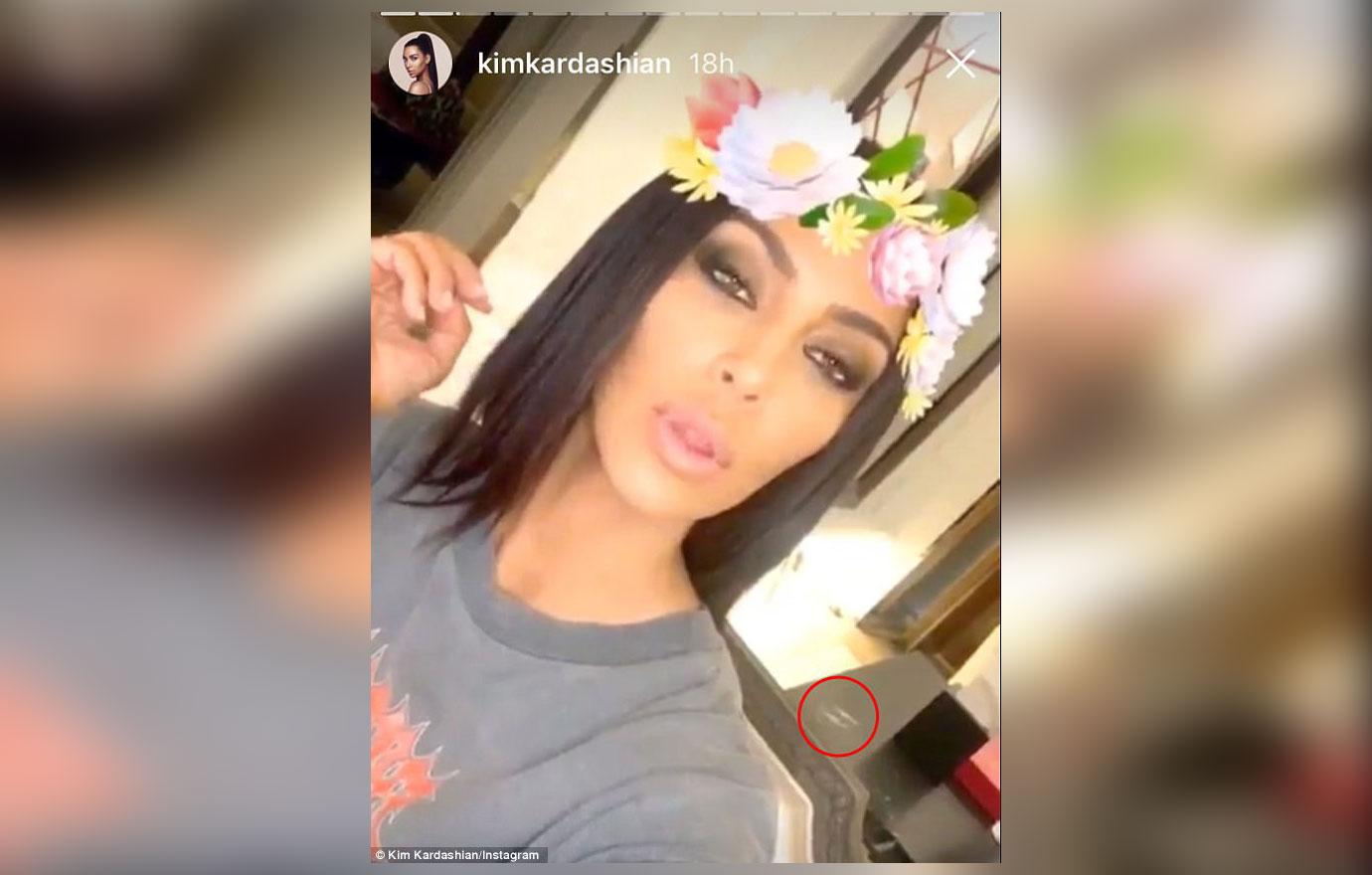 Kim kardashian drugs snapchat