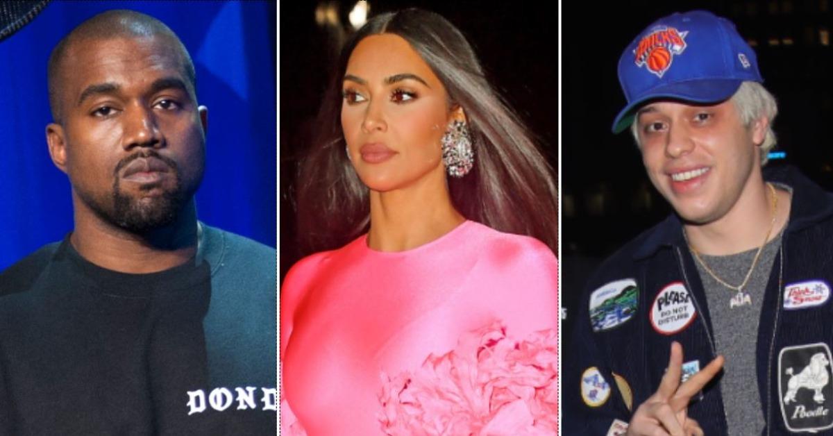 kanye west drama bringing kim kardashian pete davidson together