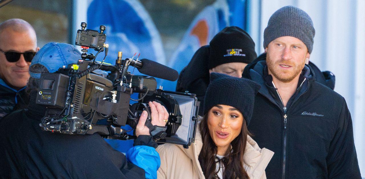 meghan markle was aware cameras during valentines day outing