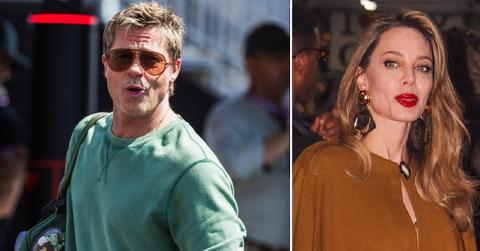 Composite photo of Brad Pitt and Angelina Jolie