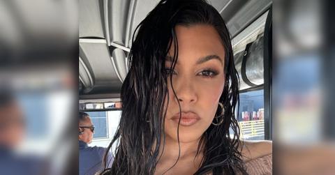 kourtney kardashian confuses fans strange photo dump pp