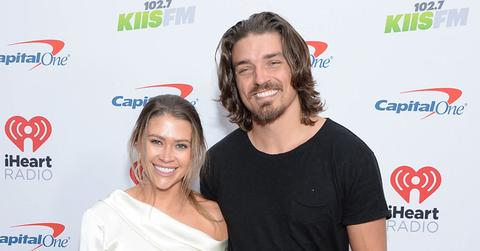 Dean Unglert And Caelynn Miller-Keyes On Red Carpet