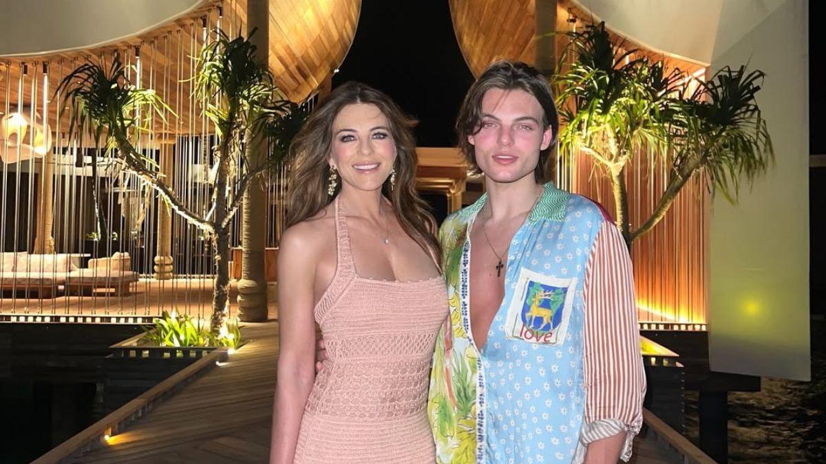 image of Elizabeth and Damien Hurley 