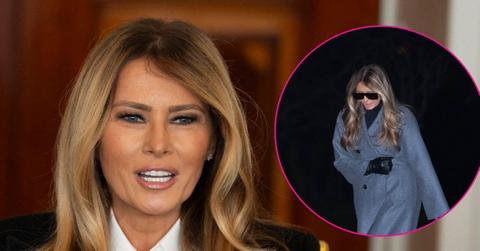 split photo of Melania Trump