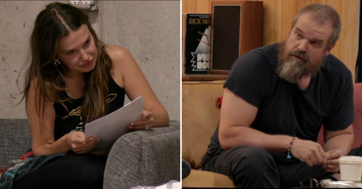 Photo of Millie Bobby Brown and David Harbour