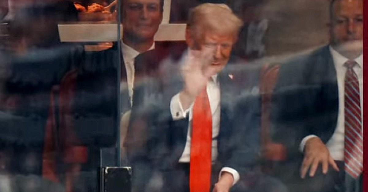 donald trump bullet proof glass