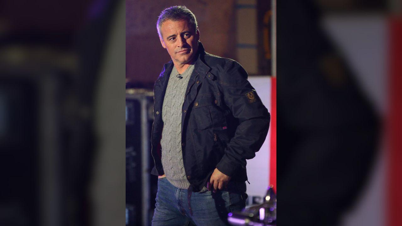 Image of Matt LeBlanc dressed casually for his dinner date with yoga instructor Chaz on Tuesday night.