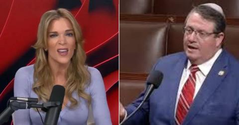 Split photo of Megyn Kely and Randy Fine