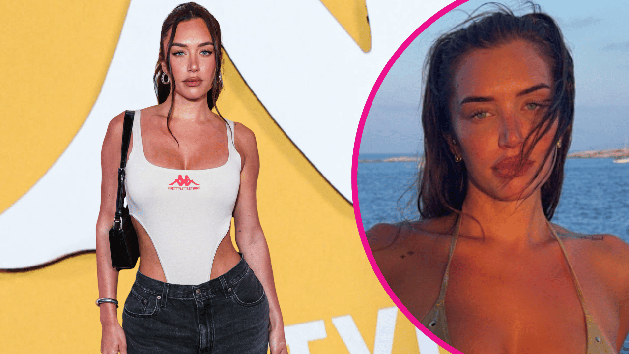 Image of Stassie Karanikolaou was accused of Photoshopping her most recent bikini photos. 