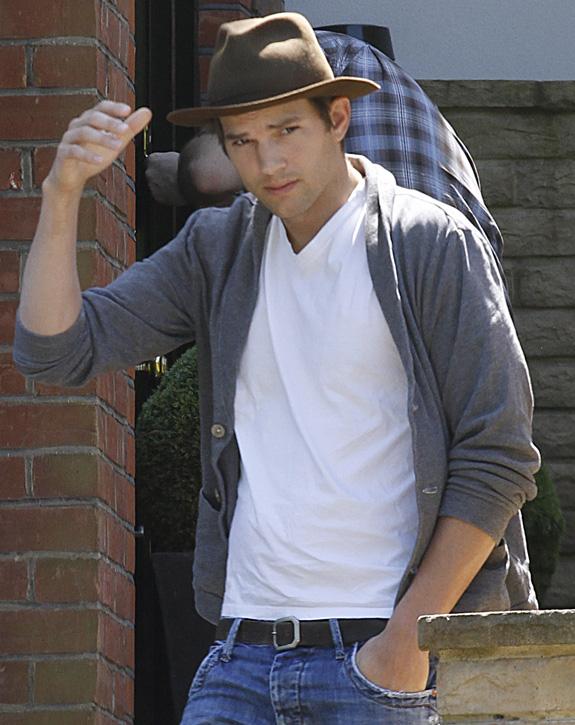 //ashton kutcher cowboy hat stacked