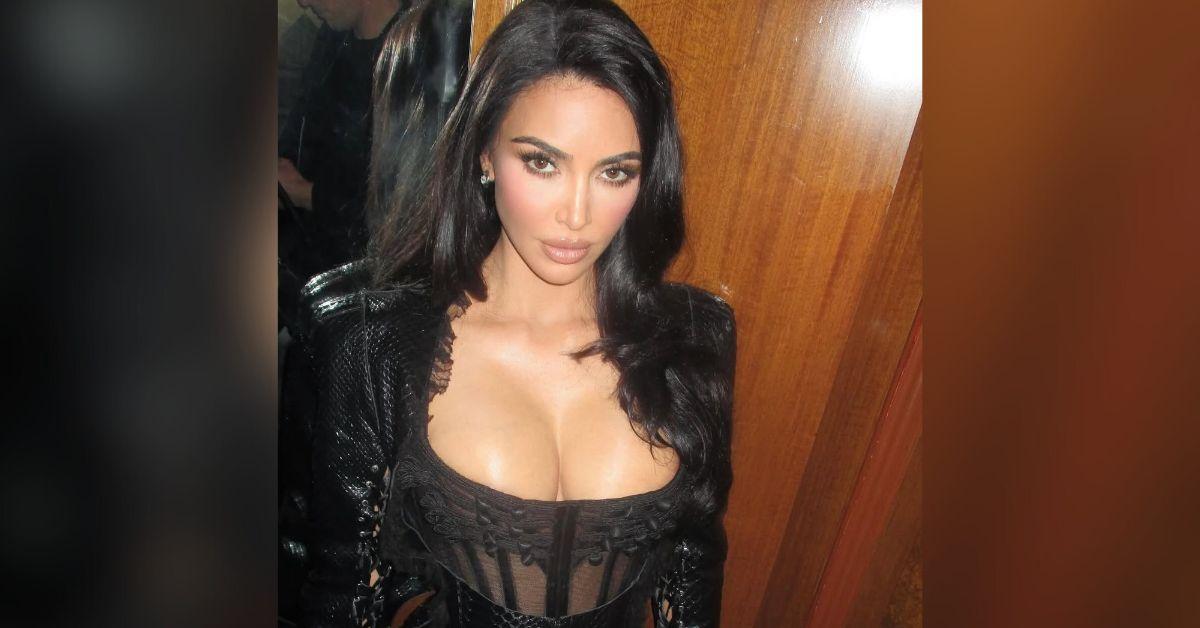 kim kardashian nearly spills out top la la anthony met gala after party photos