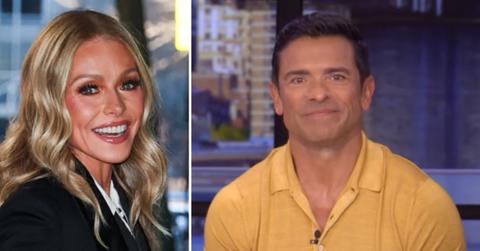 Photo of Kelly Ripa; picture of Mark Consuelos.