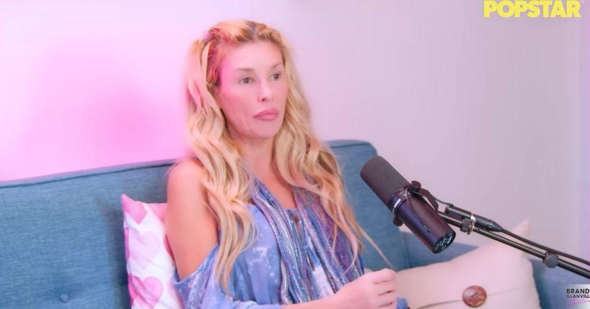 image of Brandi Glanville revealed that her unexplained facial condition has returned, saying her face has started 'sinking in again.'