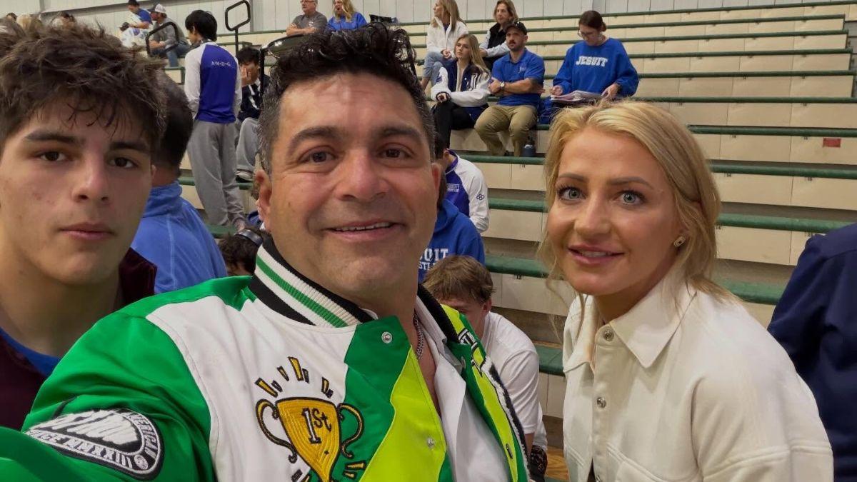 Photo of Addison Rae's dad, Monty Lopez, pleaded not guilty after he was arrested for exposing his genitals in 2025.