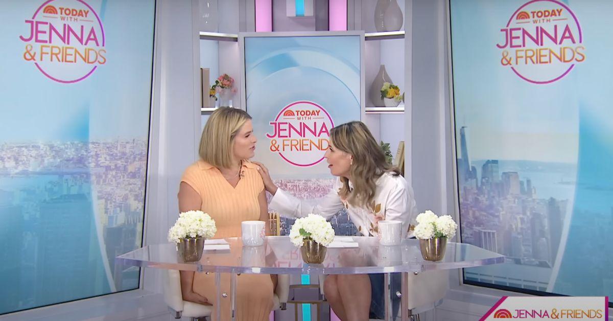 Image of Jenna Bush Hager still resents Savannah Guthrie for leaving her out of her wedding.